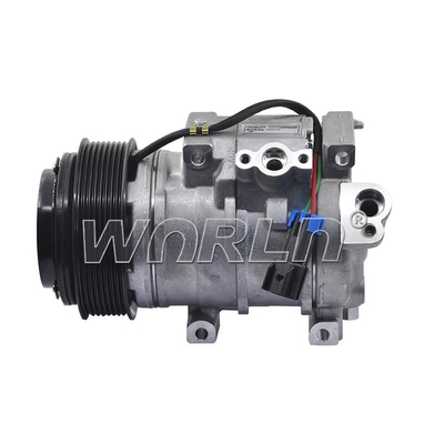 RC.600.486 Auto airconditioning compressor voor 10SRE18C Máquina pá Carregadeira John Deere 624k 544k - 24 Volt Polia 8pk 126mm WXTK176
