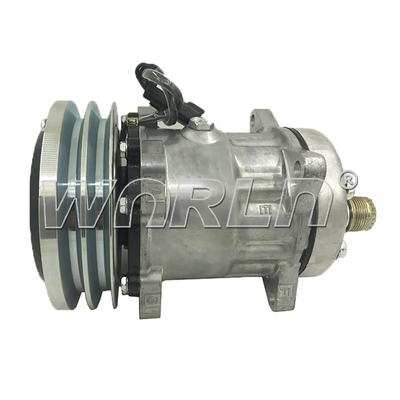 Universele Truck AC Compressor 12V Airconditioner Pompen 7H15 2PK Voor Caterpillar New Holland