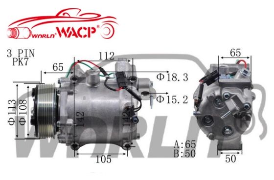 Hoogwaardige auto luchtcompressor 8643296 Voor Honda CRV Voor Crosstour Voor Civic RE4 2.4 WXHD013