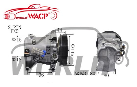RC.600.225 Auto airconditioner compressor 51786321 voor Palio Fire Uno Siena WXFT023