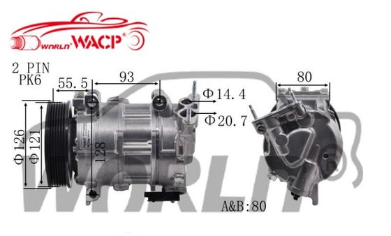 1139068 6CVC13 5PK Auto AC compressoren Voor Opel Zafira Voor Astra1.6 WXOP006