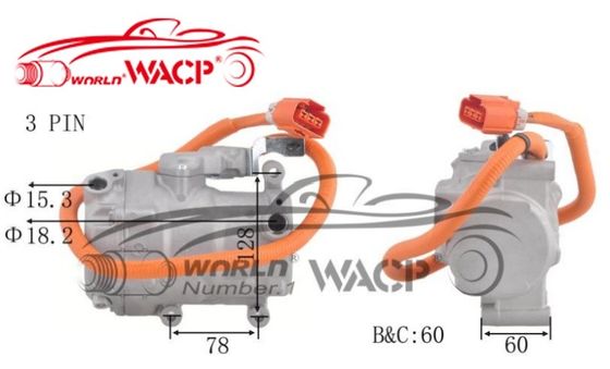 OEM 8837047010 700510539 Elektrische Airconditioningcompressor ES18C Voor Toyota voor Prius W1 W2 1.5 WXHB002