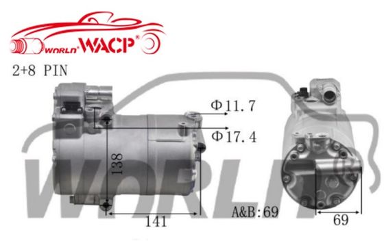 64526998210 Elektrische auto AC-compressor voor BMW 2/3/5/7/I3/I8 Mini Countryman WXHB019A