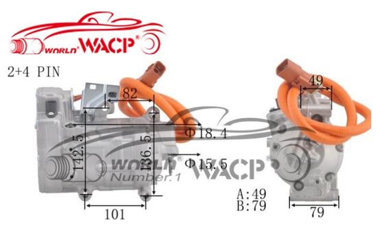 SHS27M4230 Auto airconditioner compressor voor Honda Fit For Vezel GP5 1.5 Hybrid WXHB060