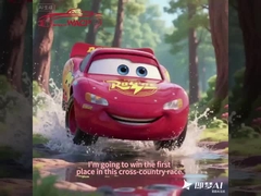 Wat moet Lightning McQueen doen als hij tijdens een race kapot gaat?