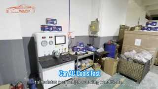 Guangzhou Weixing Automotive Airconditioning Compressor Inspectie Machine Tentoonstelling